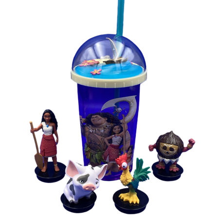Vaso en domo + 4 figuras Moana 2